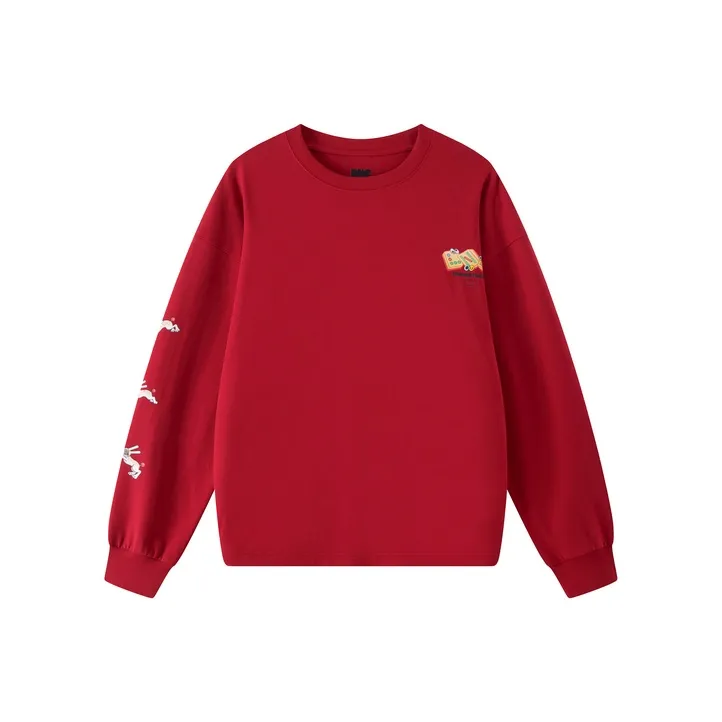 LNG x XIETU T-Shirt Unisex High Rice Red-0