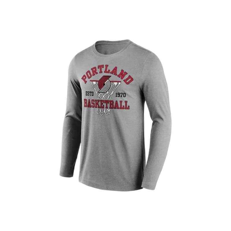 NBA Portland Trail Blazers T-Shirt Men's Gray-0