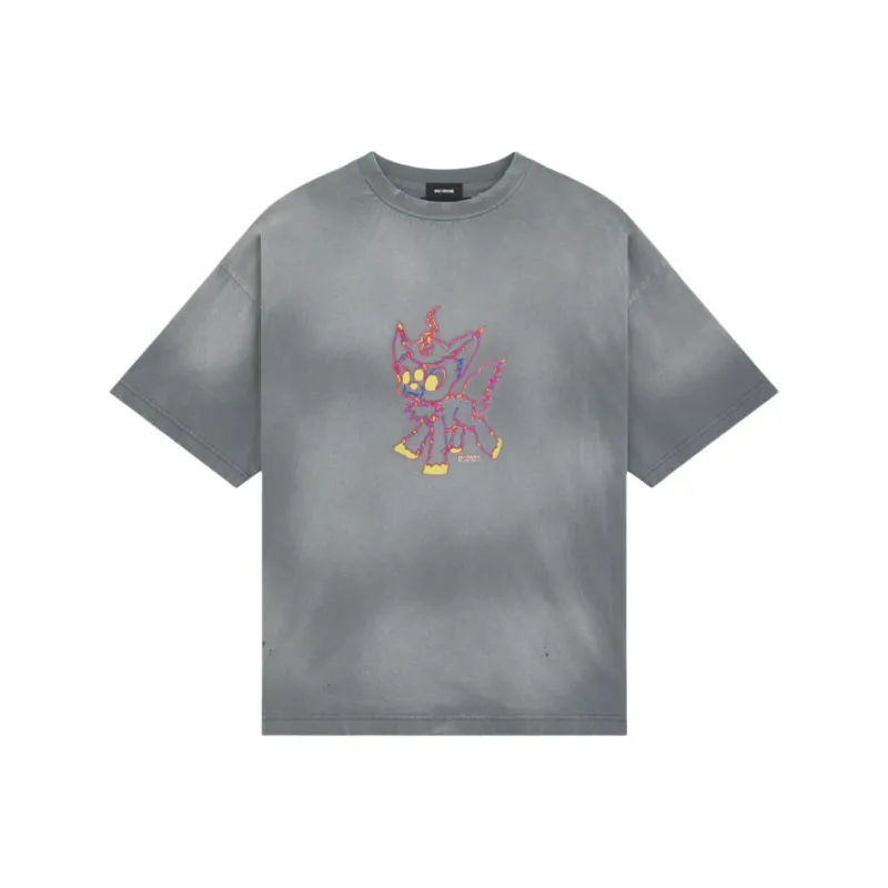 WE11DONE T Shirts Men Charcoal Gray-0