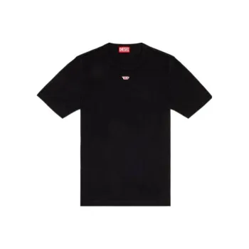 DIESEL D Ribber N Logo Patch Knitted T Shirt