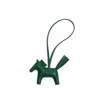 HERMES Rodeo Milo Lambskin Bag Accessories Small Size Women's Green