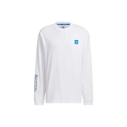Adidas Originals CITY SKATE LONG SLEEVE T SHIRT T Shirt Men White