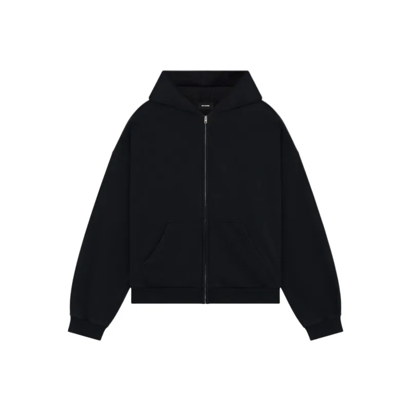 WE11DONE Spiked Zip up Hoodie-0