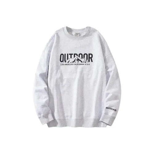 OUTDOOR PRODUCTS Sweatshirts Men White Heather Gray