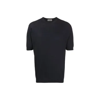 JOHN SMEDLEY T Shirt Men's Marine Blue