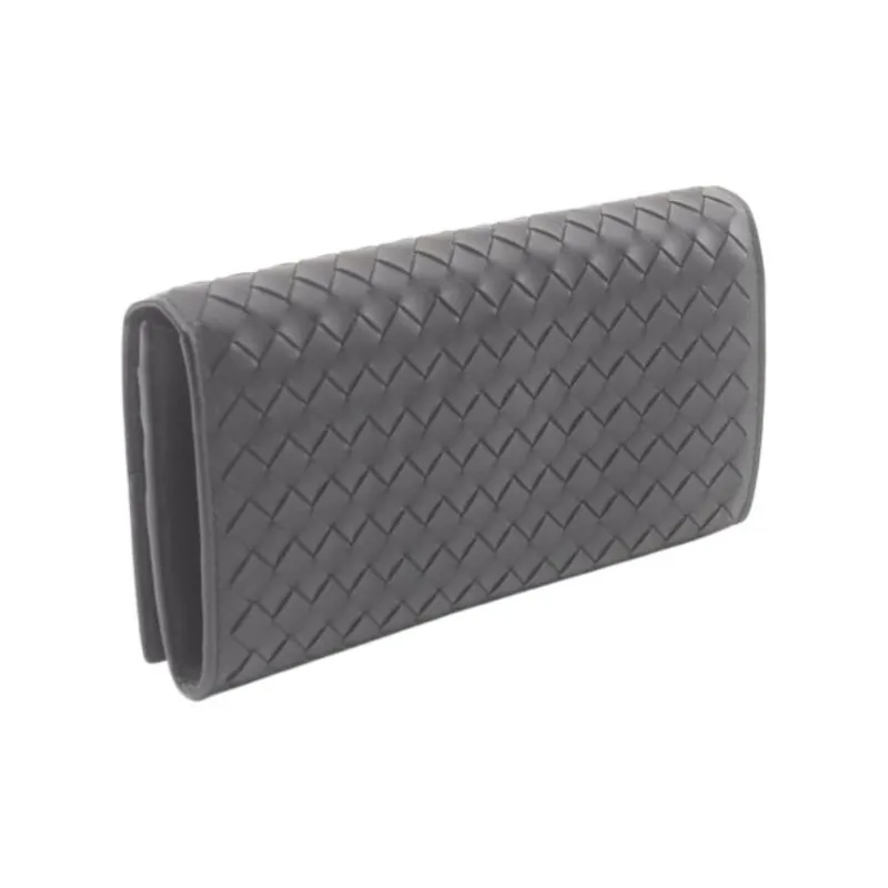 Bottega Veneta Leather Wallet Unisex Black-1