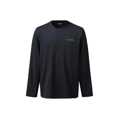 SALOMON UNI T Shirt Unisex Black