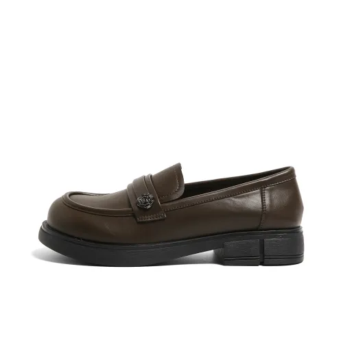 HUANQIU Loafers Women's Brown