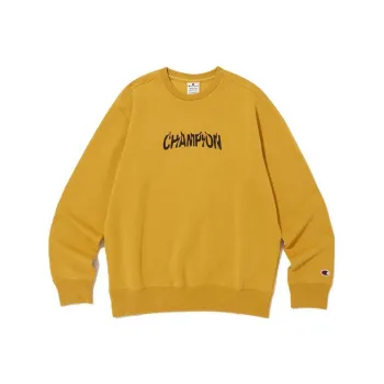 Champion Sweatshirts Unisex Regular Yellow
