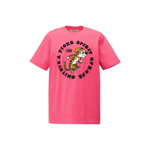 Onitsuka Tiger SS24 GRAPHIC TEE T Shirt Unisex Pink