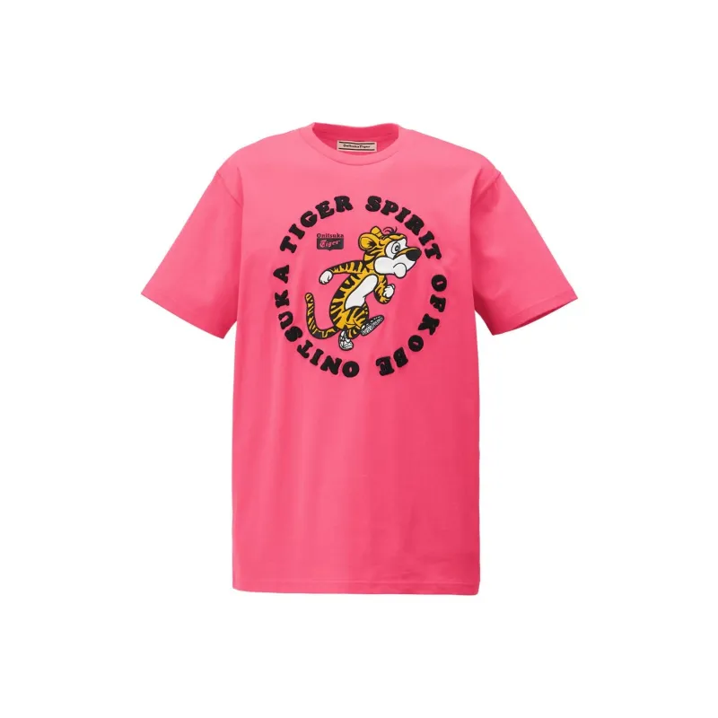 Onitsuka Tiger SS24 GRAPHIC TEE T Shirt Unisex Pink-0