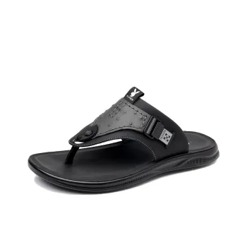 Playboy Abrasion Resistant Flip Flops Men's Black