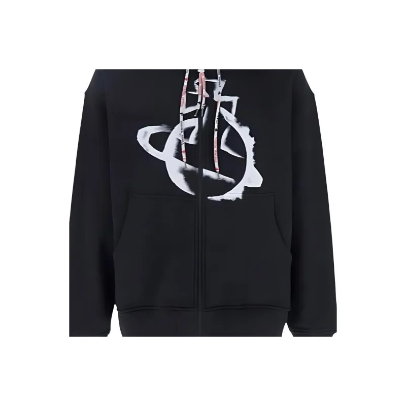 Vivienne Westwood Orb Printed Zipped Hoodie-4