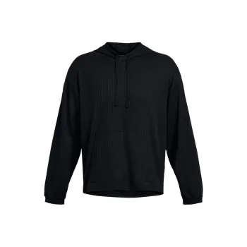 Under Armour Rival Waffle Hoodie Sweatshirt Men's Black