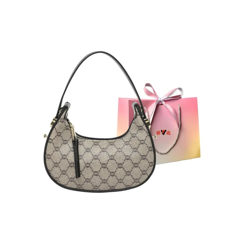 Yalu PU Handbag Women's Black/Coffee/White/Brown-0