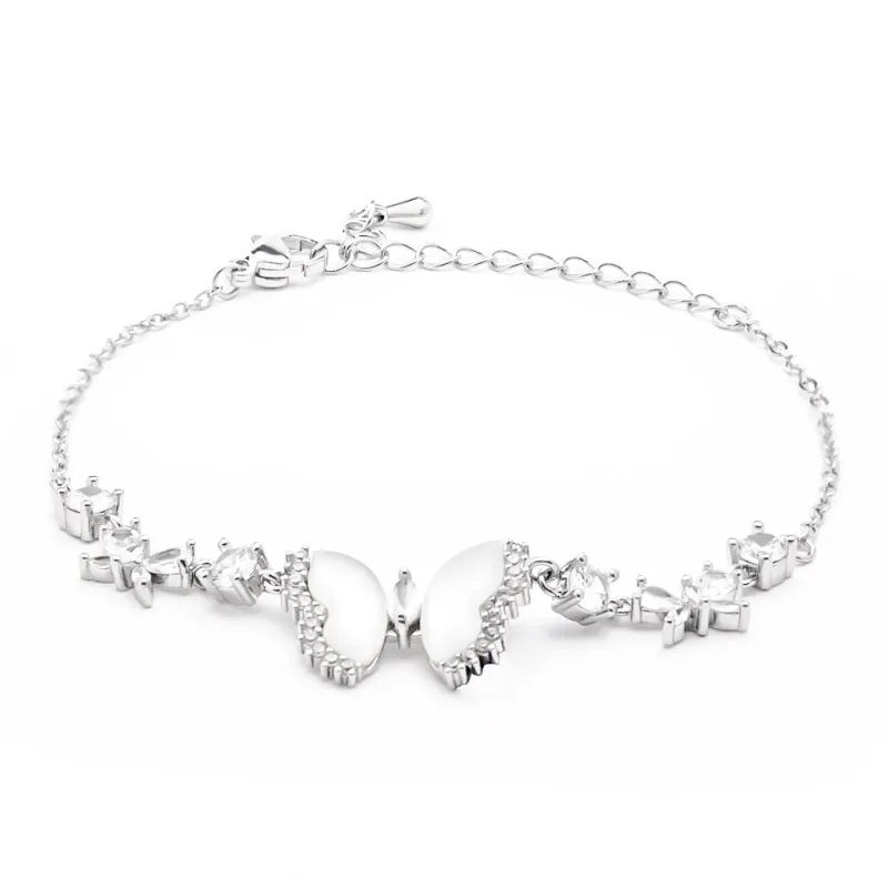 MEOBURLIY Zircon Bracelets Women's-1