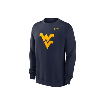 Nike West Virginia Mountaineers Primetime Logo Men's Nike College Pullover Crew Crew