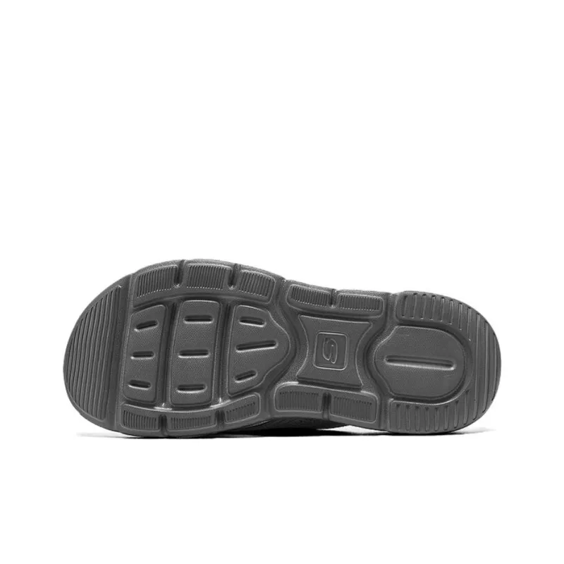 Skechers HARVER Abrasion Resistant Slip Resistant Flip Flops Men's Gray-3