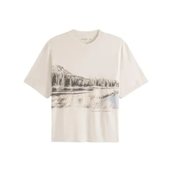 Abercrombie＆Fitch T Shirt Men's Cream