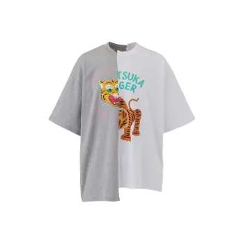Onitsuka Tiger T Shirt Unisex Gray/White