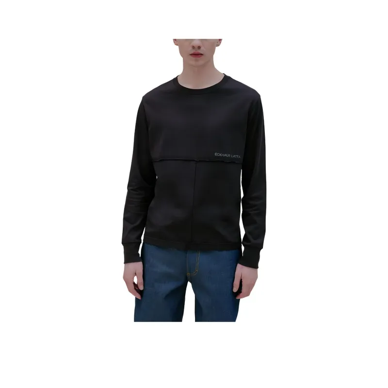 ECKHAUS LATTA SS24 Sweatshirt Unisex Black-0