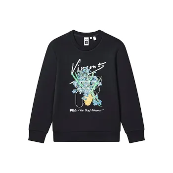 FILA Vincent Van Gogh Sweatshirts Men Jet Black