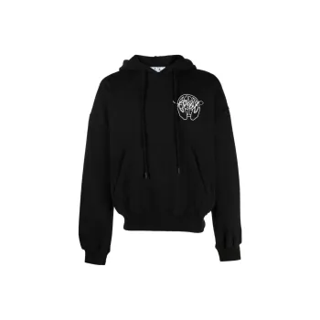 OFF WHITE Hand Arrow Boxy Hoodie