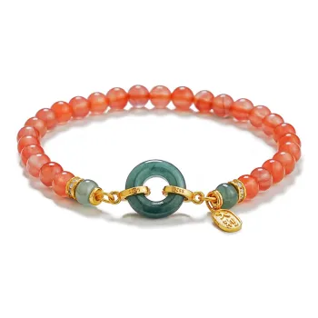 Phoenix Nirvana Southern Red Agate Bracelets Women's Red