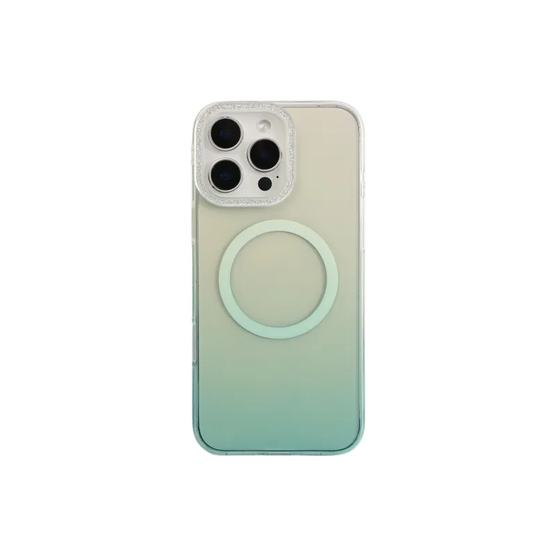 Wei Xin Acrylic Material Gradient Magnetism Phone Cases Compatibility With IPhone 16/15/14/13/Pro/Max-15