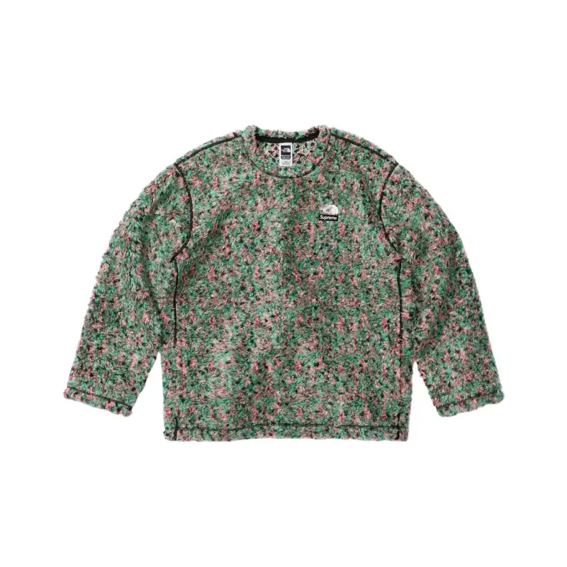 Supreme X The North Face High Pile Fleece Long Sleeve Top-1