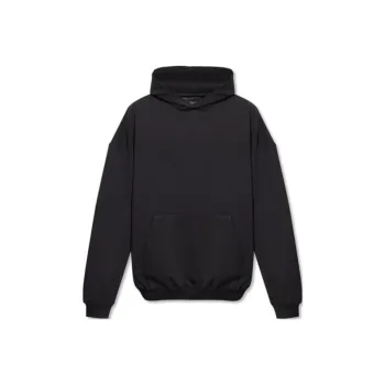 Balenciaga Oversized Jersey With Logo Embroidery Hoodie