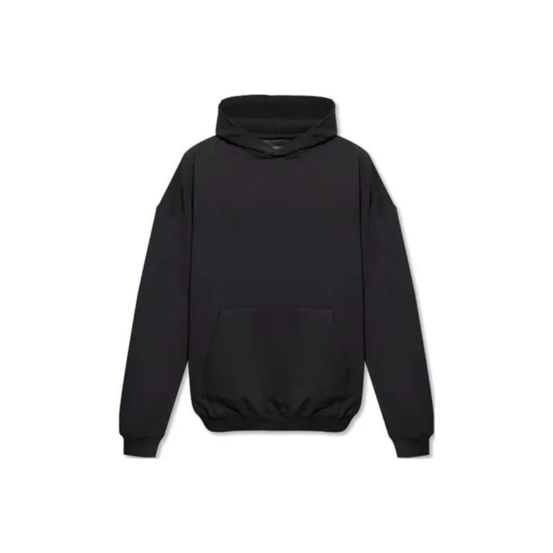 Balenciaga Oversized Jersey With Logo Embroidery Hoodie-0