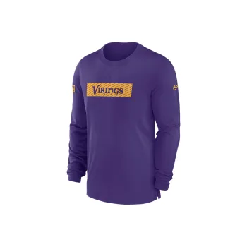 Nike Minnesota Vikings Sideline Player Team Issue Men's Nike Dri FIT Long Sleeve Top
