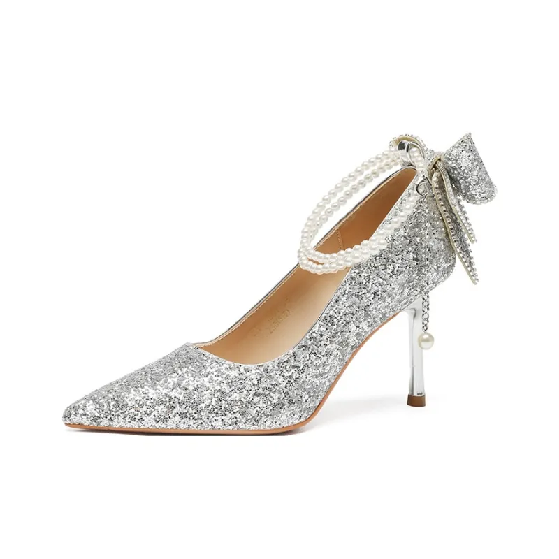 ZHR Slim Heel High Heels 8.5cm Women's-33