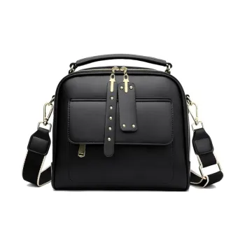 JIEXINI PU Handbag Regular Women's Black/Light Brown/Dark Brown