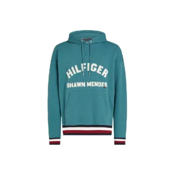 Tommy Hilfiger X Shawn Mendes Logo-Patch Drawstring Hoodie