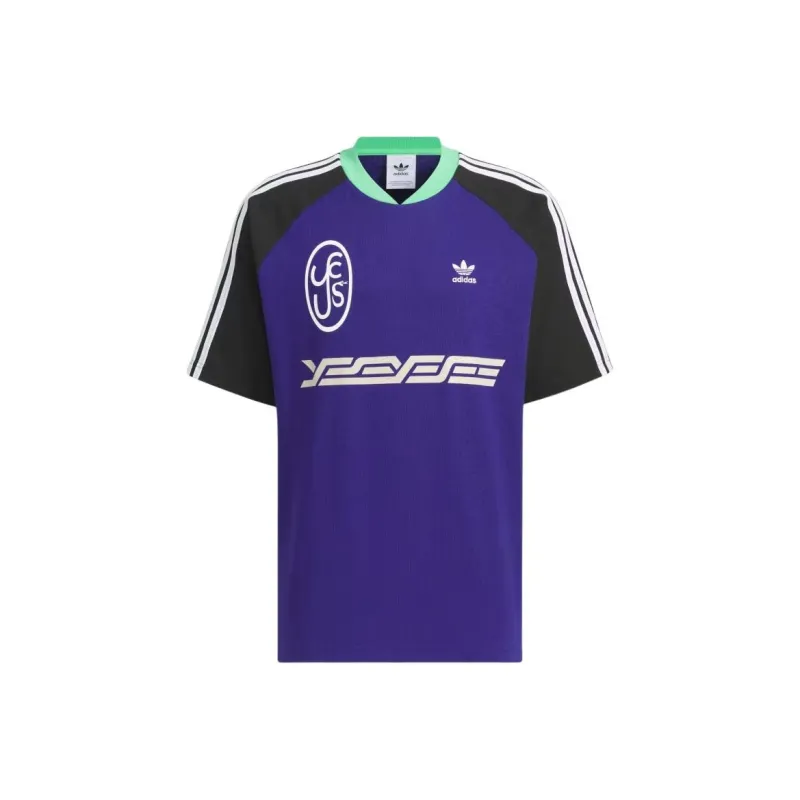 Adidas Originals x YESEYESEE FW24 BS TEAM TEE T Shirt Men's Traditional Indigo-0