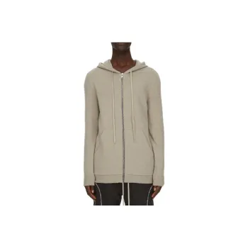 RICK OWENS Recycled Cashmere Zipped Hoodie