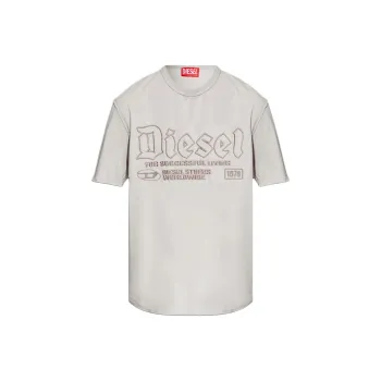 DIESEL T-Rawjust Tonal Embroidered Faded T-Shirt