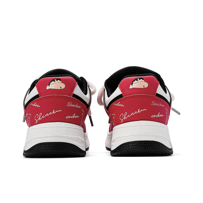 Crayon Shinchan Low Top Skateboard Shoes Unisex-35