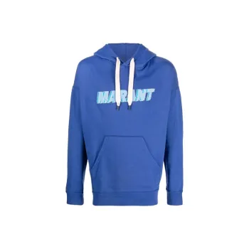 ISABEL MARANT Logo Printed Drawstring Hoodie
