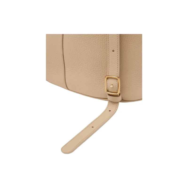 Loro Piana Extra Calfskin Backpack Regular Women's Light Glue & Sun Gold-6