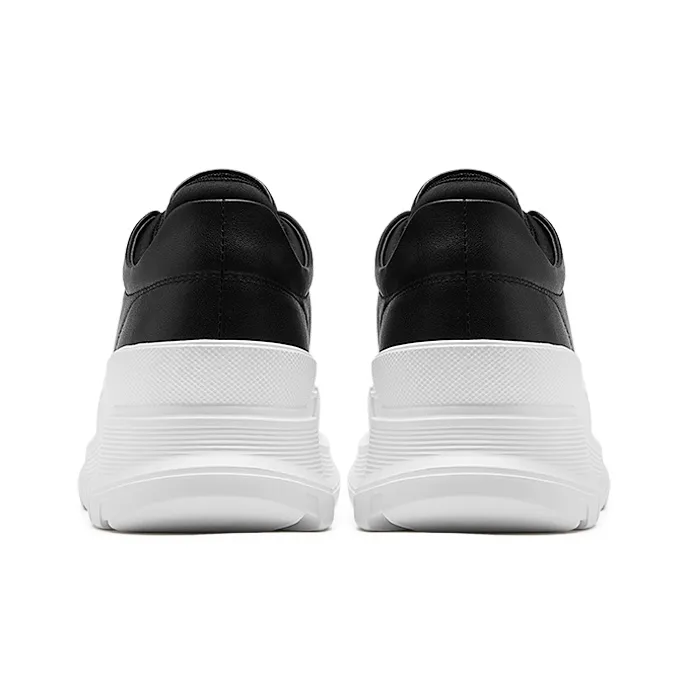 RHYTHM OF JOY Chunky Sneakers Women's Black White-3