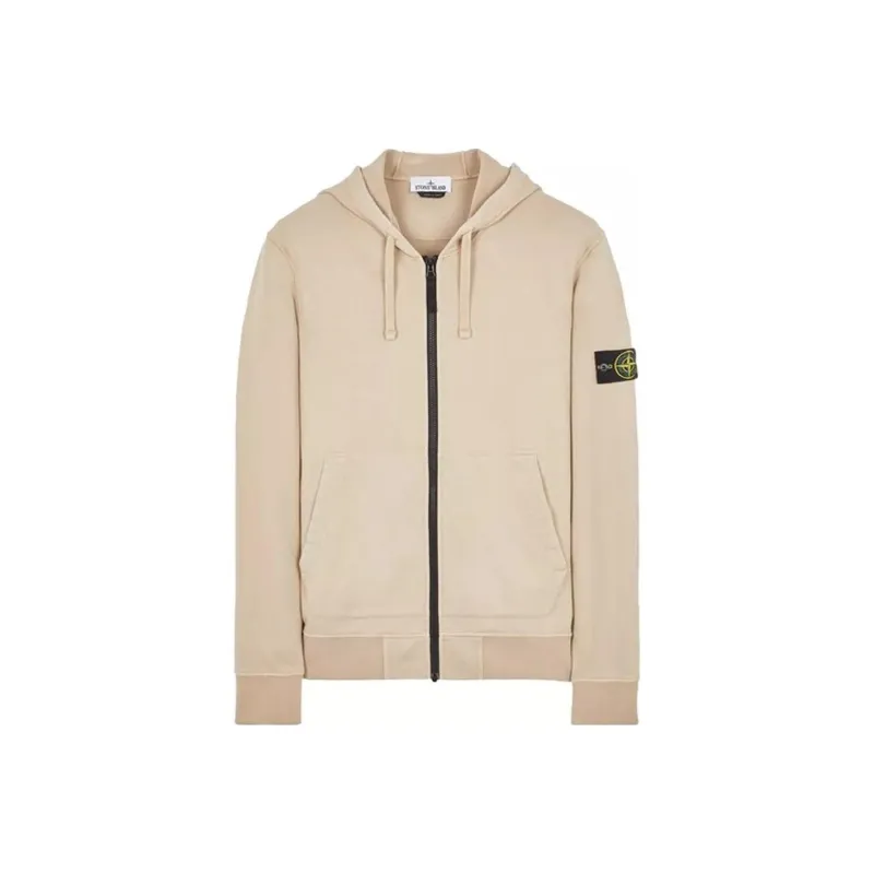 STONE ISLAND Compass Patch Zip Up Hoodie-0
