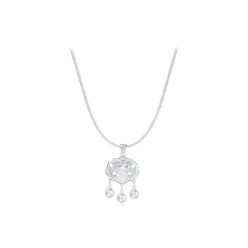 OSSINMI 999 Fine Silver Necklaces Women's