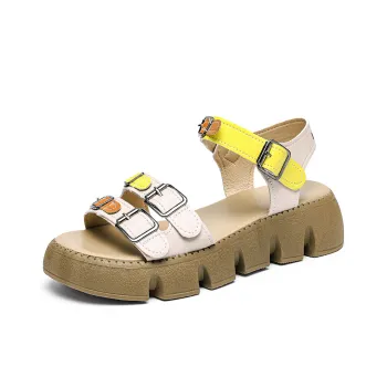 Medd Beach Sandals Women's Yellow Green