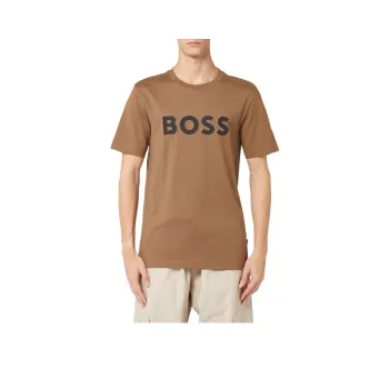 HUGO BOSS Logo Printed Crewneck T Shirt