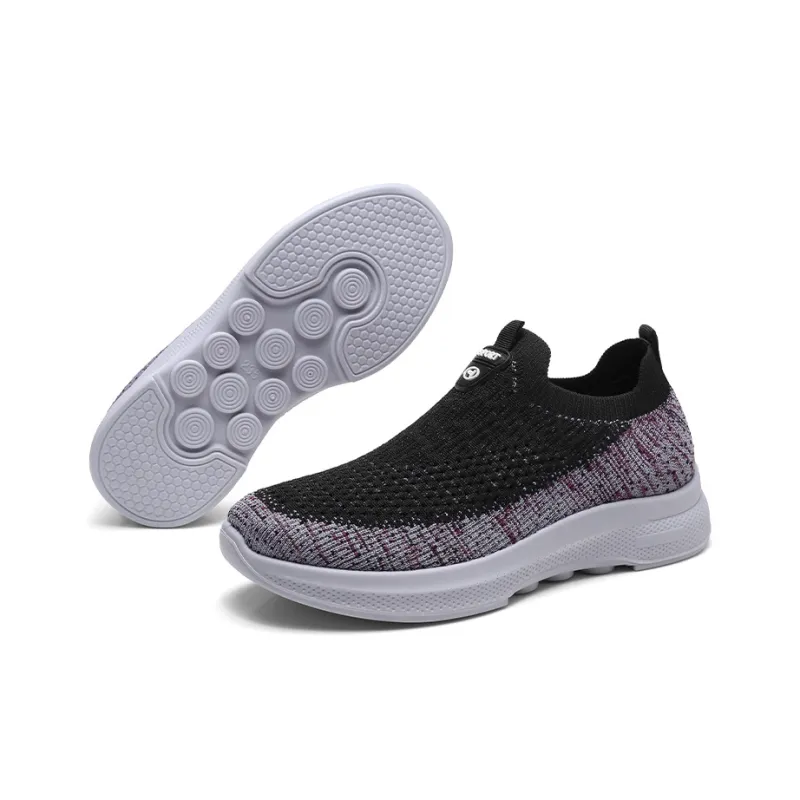 Strongman Casual Shoes Women's Low Top Black/Pink-3