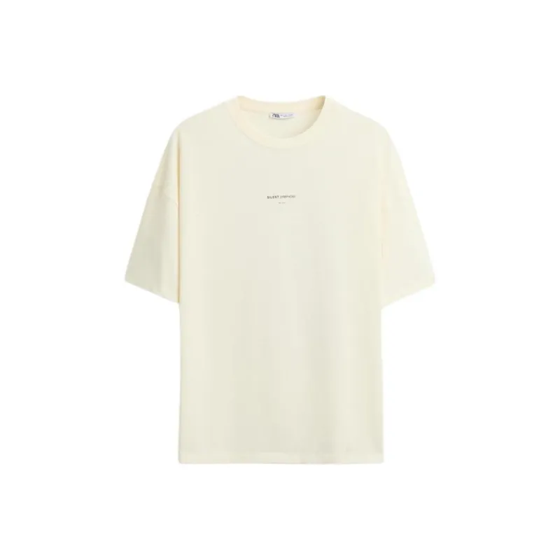 ZARA T-Shirts Men White-0
