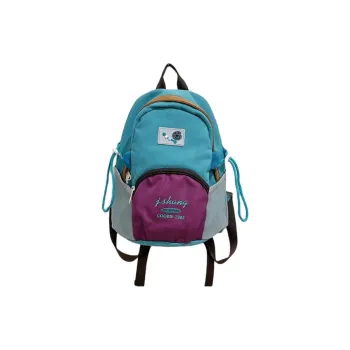 URBAN FOREST Nylon Backpack Large Size Unisex Blue/Pink/Black/White